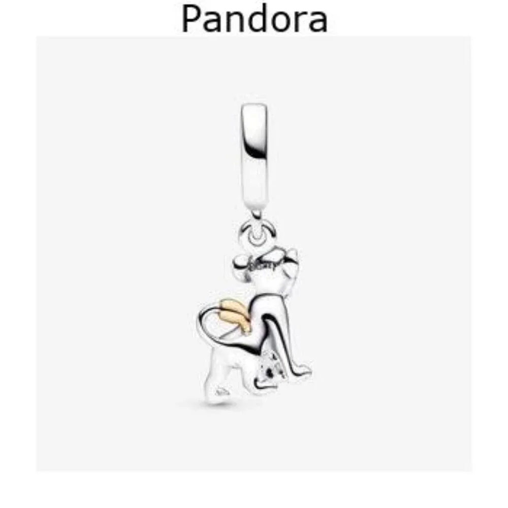 Authentic Pandora Disney 100th Anniversary Simba Lab-Grown Diamond Dangle Charm